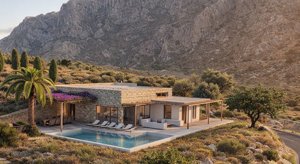 VILLA TAURUS – Pool und Terrasse