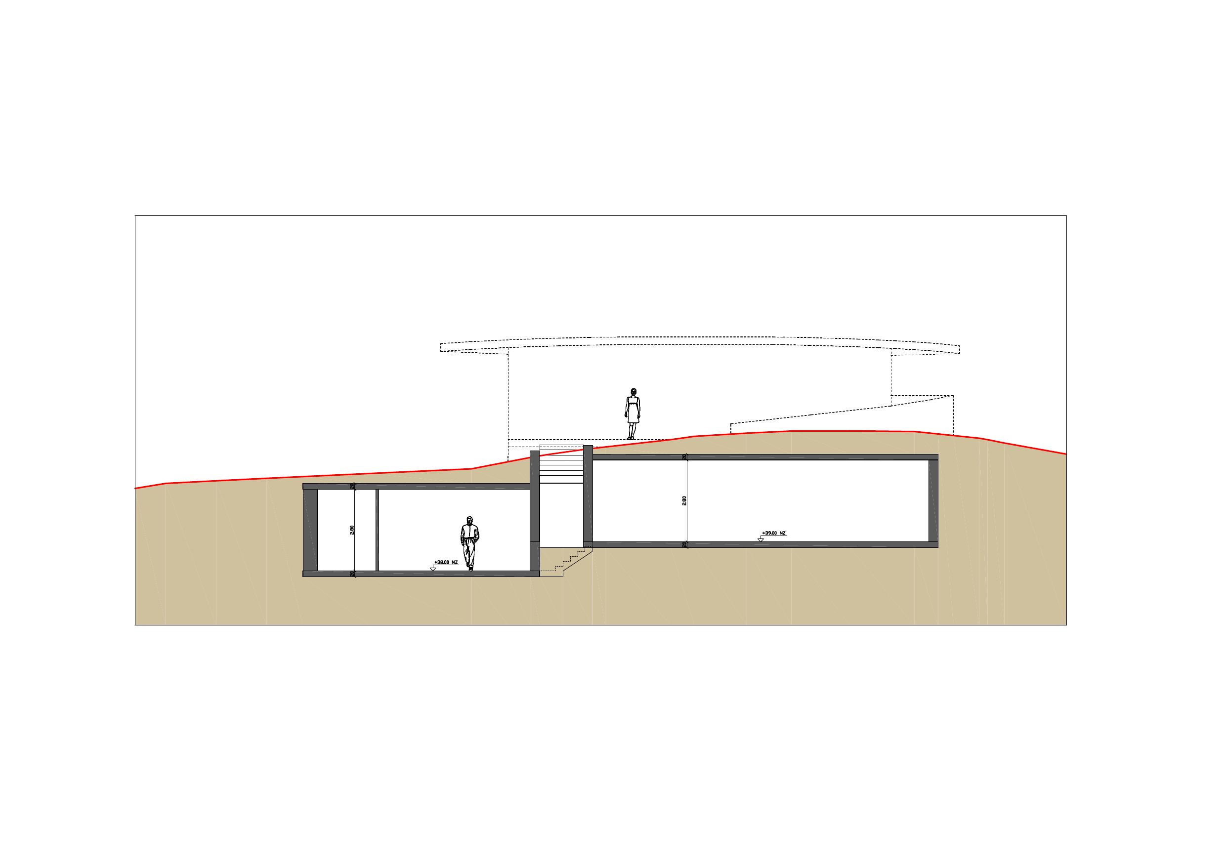 VILLA MINOS – Schnitt A-A