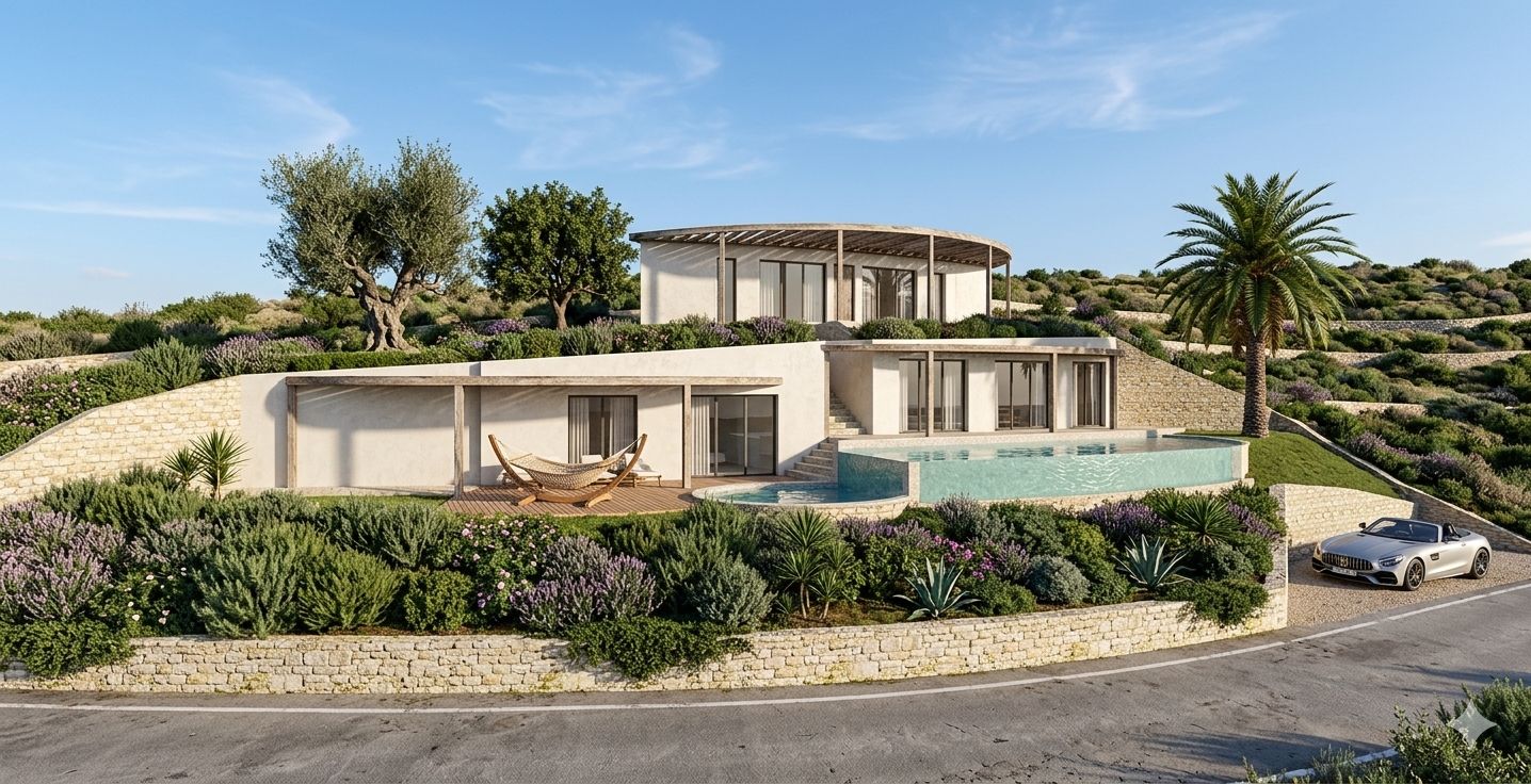 Villa Minos – mediterrane Eleganz in ruhiger Lage